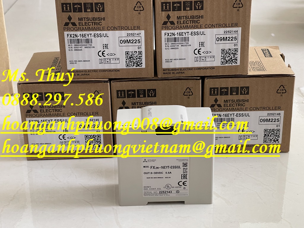 Module công nghiệp chính hãng - Mitsubishi FX2N-16EYT-ESS/UL